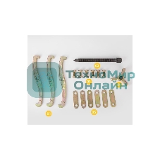 Съемник подшипников трехзахватный Deli DL-S6 150мм(рабочий ход болта), внешний диаметр 20-100мм, внутренний диаметр 45-135мм, сталь 45#