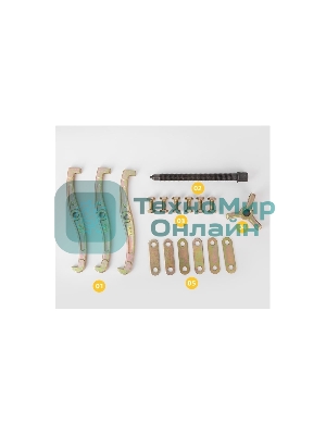 Съемник подшипников трехзахватный Deli DL-S6 150мм(рабочий ход болта), внешний диаметр 20-100мм, внутренний диаметр 45-135мм, сталь 45#