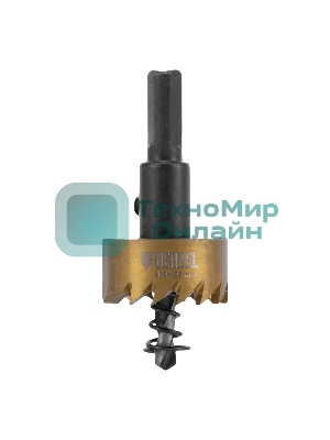 Коронка по металлу Denzel HSS, 28 мм, нитридтитановое покрытие