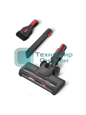 Пылесос вертикальный BQ VC0801H серый, питание от аккумулятора, 40 Вт, уборка сухая, пылесборник 0.5 л, работа от АКБ max 35 мин.