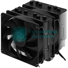 Кулер ID-COOLING SE-206-XT черный 120мм алюминий/медь 1800rpm 35db 4-pin 250W 156мм