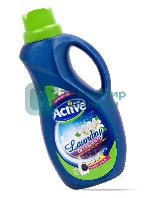 Гель-концентрат для стирки белья Active универсальный Clean Breeze Альпийские луга, 1500 мл, Green (511601111)