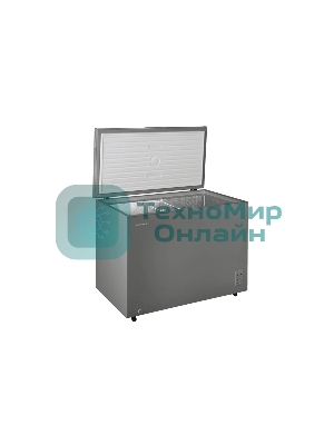 Морозильный ларь Kraft BD (W)-340SRX серебристый, 318л