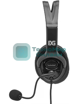 Гарнитура Exegate 960 USB Stereo чёрный, проводная, USB, регулятор громкости