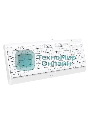 Комплект клавиатура+мышь A4Tech FStyler F1512 проводной, USB, 1200 DPI, белый