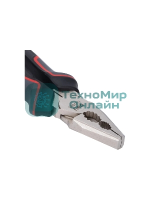 Комбинированные плоскогубцы Deli DL0005 200 мм, Cr-V, эксцентриковый шарнир, антикоррозийное покрытие, трехкомпонентная прорезиненная рукоять