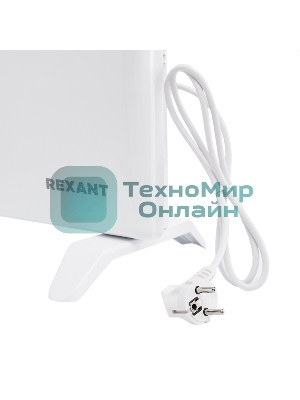 Конвектор электрический Rexant белый, 1500 Вт, 20 м2, термостат