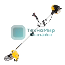 Триммер бензиновый Denzel DTL-33S, 33 см3, разъемная штанга, состоит из 2 частей
