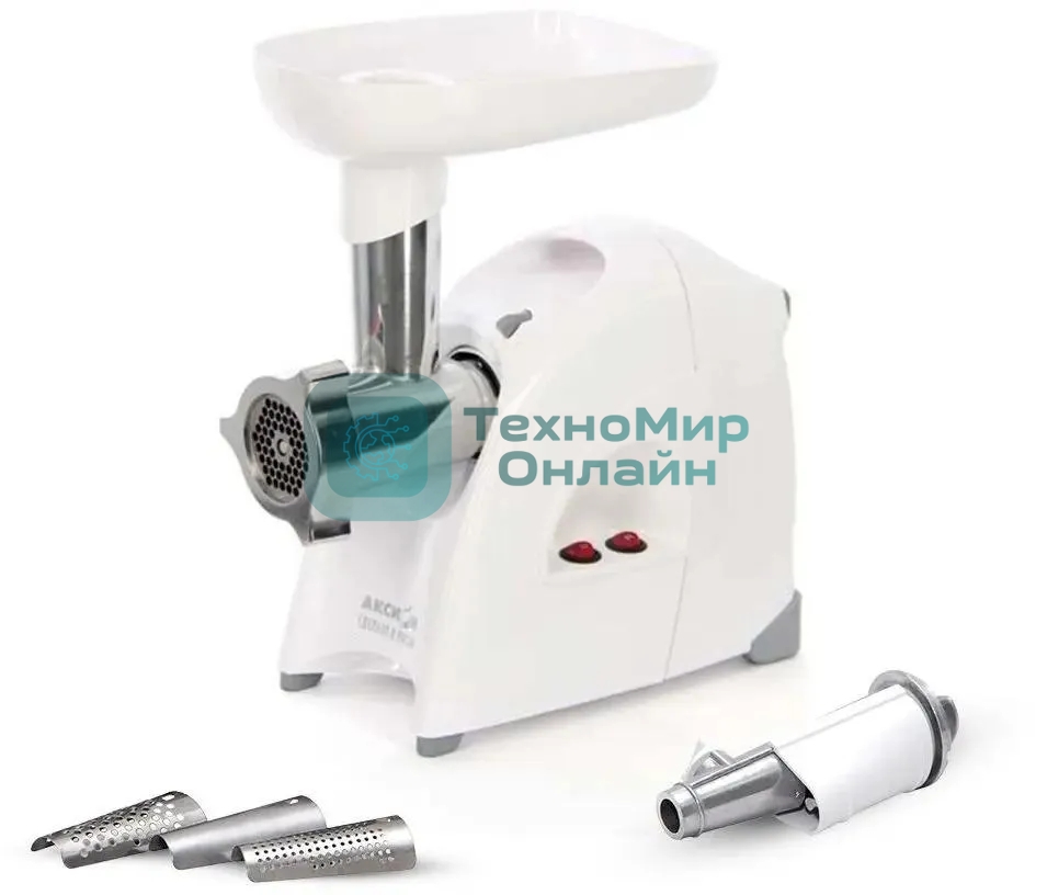 Мясорубка электрическая Аксион М641.04 белый, 2000 Вт