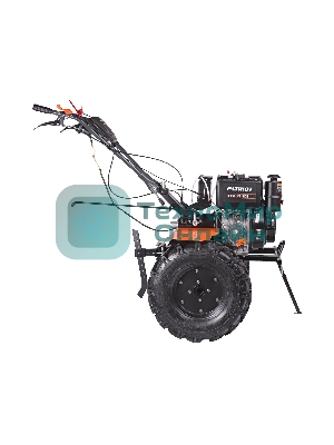 Мотоблок дизельный PATRIOT BOSTON 12DE 12 л,с; эл. Стартер: 12V; фрезы: 1350 mm; коробка передач 2 вперед+ 1 назад