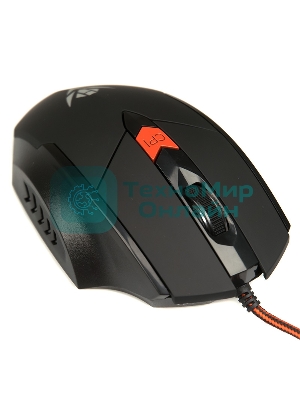 Мышь проводная Dialog MOG-11U Nakatomi Gaming - 6 кнопок + ролик, USB,черная