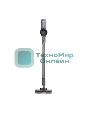Пылесос вертикальный BQ VC0801H серый, питание от аккумулятора, 40 Вт, уборка сухая, пылесборник 0.5 л, работа от АКБ max 35 мин.