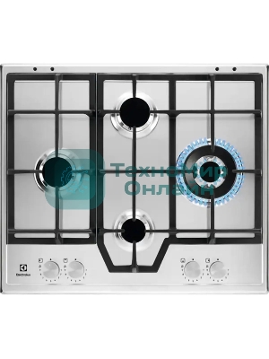 Газовая варочная поверхность Electrolux KGS64562SX независимая, нержавеющая сталь
