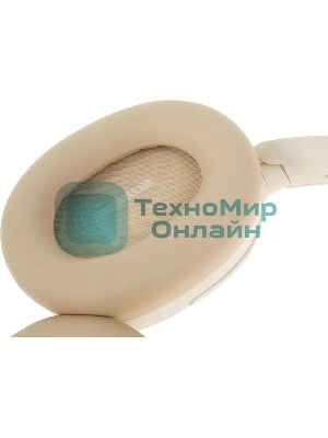 Беспроводные/проводные наушники Creative Zen Hybrid 2 бежевый, полноразмерные, Bluetooth + проводной, активное шумоподавление