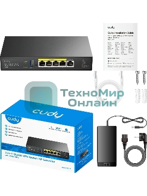 Контроллер Cudy C200P 10/100/1000BASE-TX
