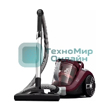 Пылесос Tefal Compact Power XXL TW4873EA, малиновый/черный, 550/550 Вт, уборка сухая, пылесборник контейнер 2.5 л