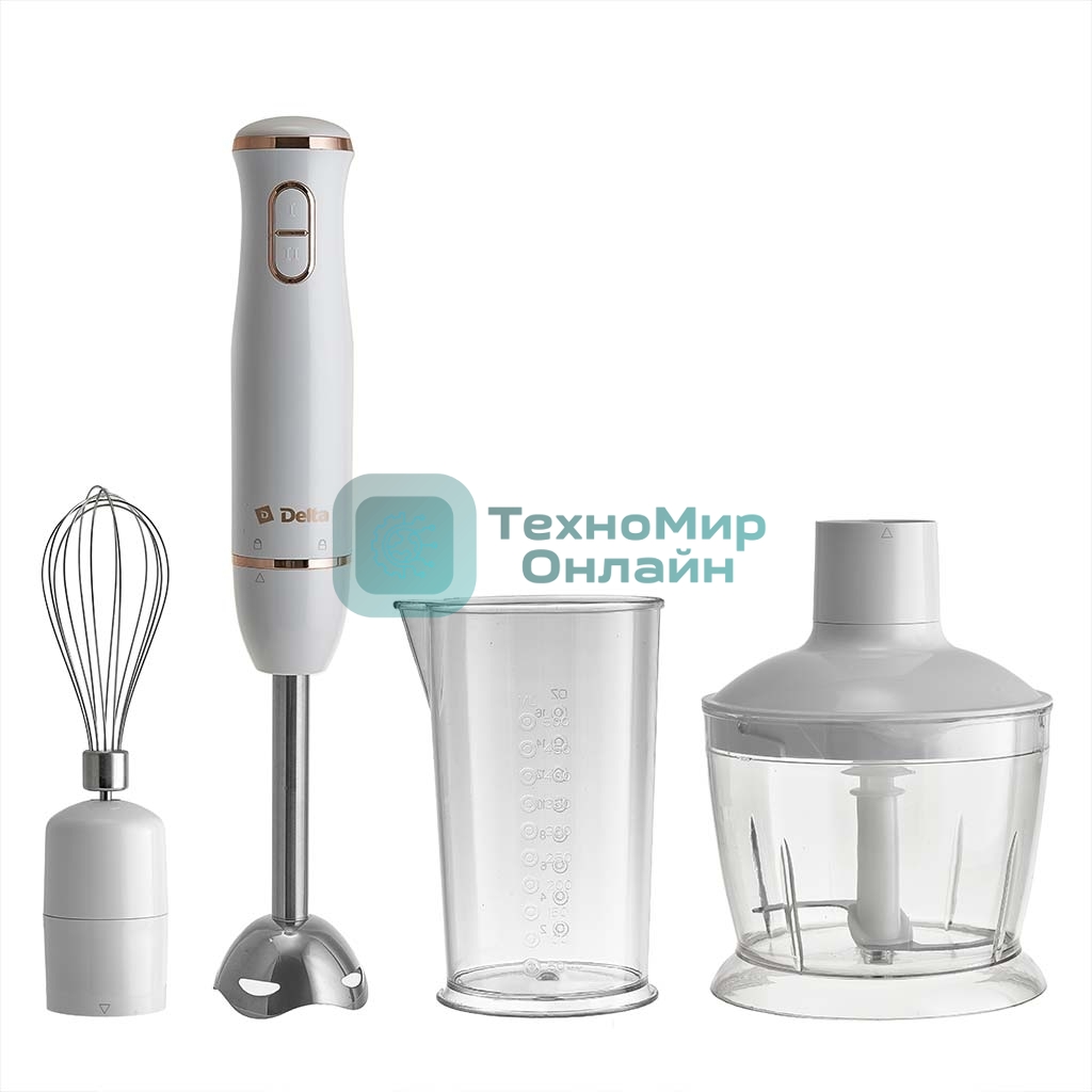 Блендер Delta DL-7062B белый 1,2кВт