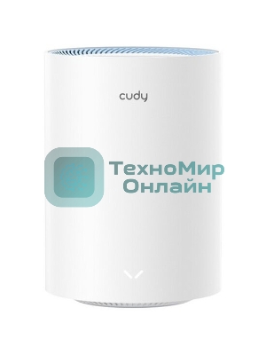 Бесшовный Mesh роутер Cudy M1200(3-Pack) AC1200 10/100BASE-TX белый (упак.:3шт)