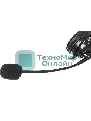 Гарнитура A4Tech HS-7P чёрный, проводная