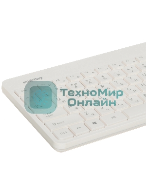 Комплект клавиатура+мышь Smartbuy 220349AG беспроводной, USB, 1600 DPI, белый