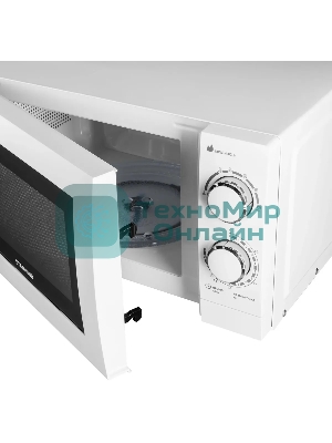 Микроволновая печь Starwind SMW3820 белый, 20 л, 700 Вт, переключатели - поворотный механизм