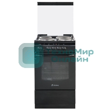 Плита электрическая De Luxe 5004.13э (кр)-001 черный, конфорок 4 шт, духовка 43 л, 50 см x 85 см x 50 см