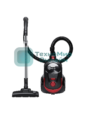 Пылесос BBK BV1801 бургунди, 300/1600 Вт, уборка сухая, пылесборник контейнер, 2 л