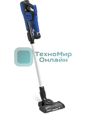 Пылесос вертикальный Blackton Bt VCA1401B черный/синий, питание от аккумулятора, 25 Вт, уборка сухая, пылесборник 0.6 л, работа от АКБ max 40 мин