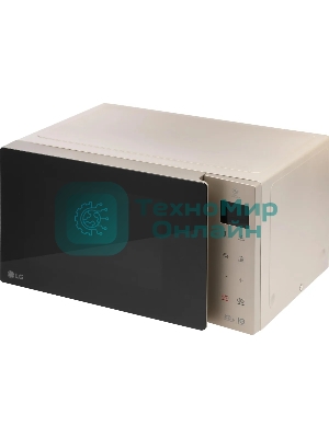 Микроволновая печь LG MW25R35GISH пепельно-бежевый, 25 л, 1000 Вт, переключатели - сенсор