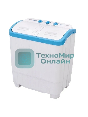 Стиральная машина Фея СМП 40 Н белый/голубой, загрузка вертикальная 4 кг, 1320 об/мин, класс В