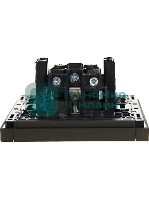 Розетка СП FORTE&PIANO FP315 16А с заземл. защ. шторки винт. крепл. сер. IEK FP-R14-16-K03