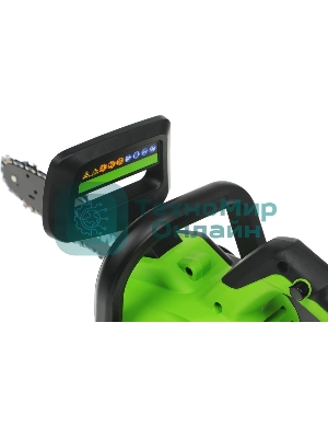 Цепная пила аккумуляторная GreenWorks G24CS25K4, 24V, 25 см, c АКБ 4А·ч и ЗУ (2007707UB)