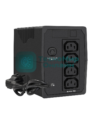 Источник бесперебойного питания ExeGate EP285586RUS SpecialPro Smart LLB-600.LCD.AVR.C13 600VA/360W, LCD, AVR, 4*IEC-C13, черный