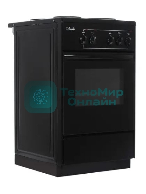 Плита электрическая Лысьва ЭП 301 СТ черный, конфорок 3 шт, духовка 57 л, 50 см x 84 см x 60 см