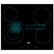 Встраиваемая электрическая варочная панель Beko HIC 64402 T, черный