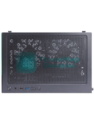 Компьютерный корпус 1STPLAYER MIKU Mi2 черный mATX 3x120мм LED fans Mi2-BK-3F1