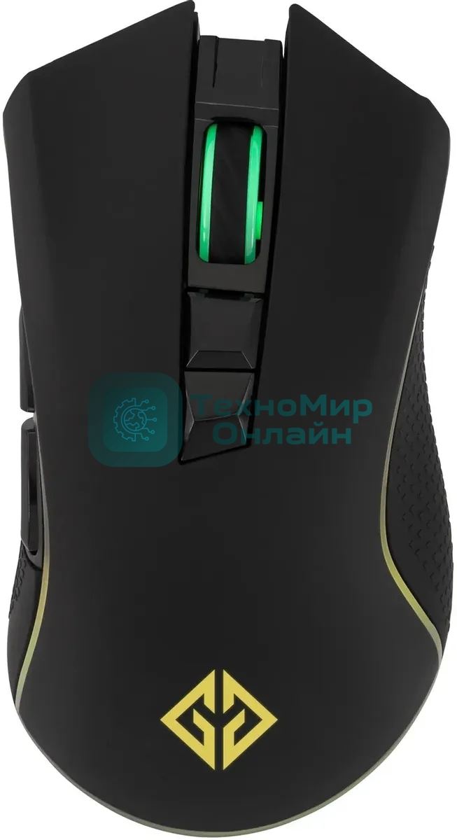 Мышь беспроводная GMNG GG-MS400WO черный, 10000 dpi, радиоканал, USB, кнопки - 7