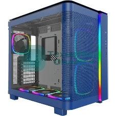 Компьютерный корпус Montech King 95 Pro голубой без БП ATX 4x120мм 2x140мм 1x180мм 2xUSB3.0 audio bott PSU