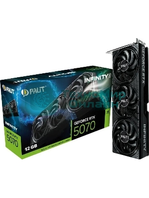 Видеокарта Palit PA-RTX 5070 INFINITY 3 12Gb RTX 5070 12Gb 192bit GDDR7 2325/28000 HDMIx1 DPx3 HDCP Ret