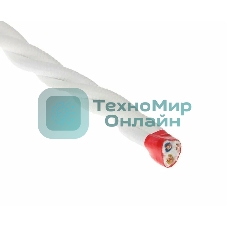 Провод ретро Bironi B1-434-71-50 3х1.5 матовый белый (уп. 50 м)