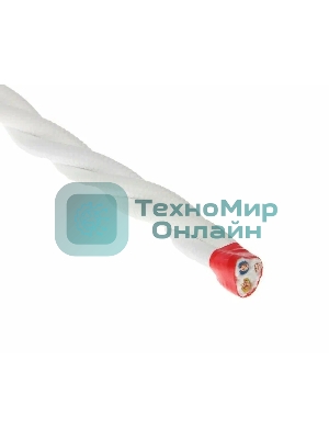 Провод ретро Bironi B1-434-71-50 3х1.5 матовый белый (уп. 50 м)