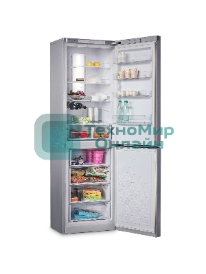 Холодильник Бирюса Б-M980NF металлик двухкамерный 240/130л морозилка снизу, No Frost
