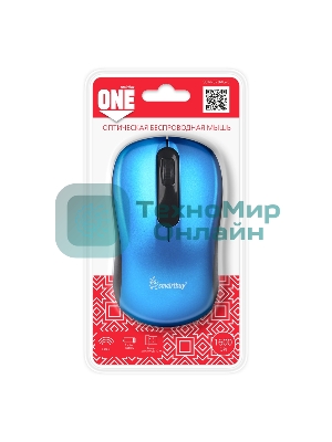 Мышь беспроводная Smartbuy ONE 378 синяя (SBM-378AG-B)