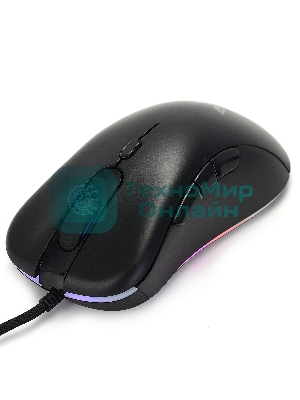 Мышь проводная Crown CMGM-904 черный, 7000 dpi, USB, кнопки - 7