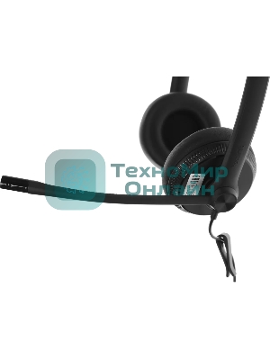 Гарнитура проводная YEALINK YHS34 Dual Дуо, Проводная, HD звук, QD, RJ9, шт