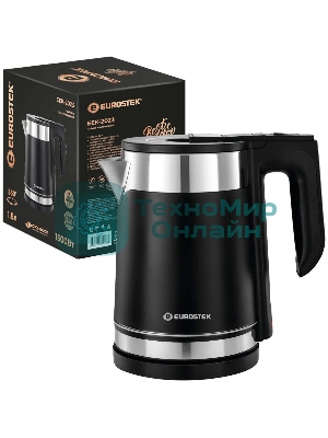 Чайник электрический Eurostek EEK-2023, 1.8 л, технология двухслойного корпуса COOL TOUCH