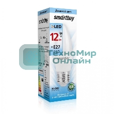 Светодиодная (LED) лампа Smartbuy-C37-12W/4000/E27