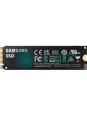 Накопитель SSD Samsung 990 Pro MZ-V9P1T0B/AM 1ТБ, M.2 2280, PCIe 4.0 x4, NVMe, M.2