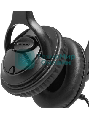 Гарнитура Exegate 960 USB Stereo чёрный, проводная, USB, регулятор громкости