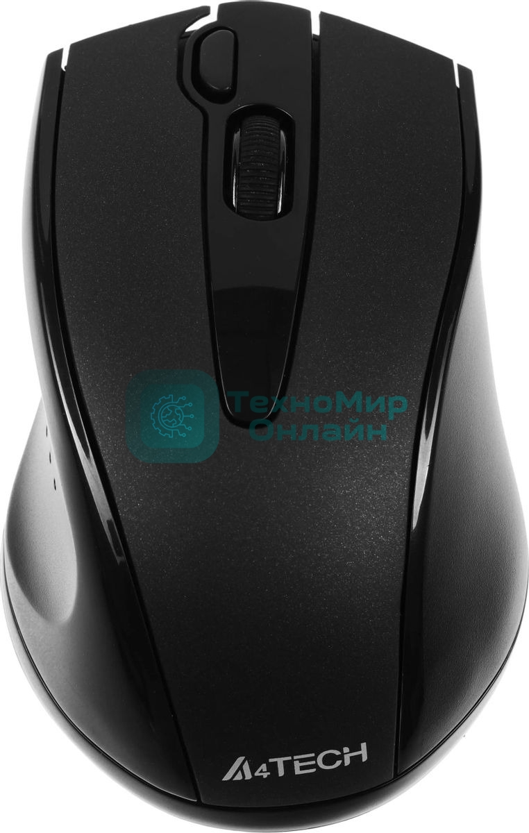 Мышь беспроводная A4Tech G9-500FS черный, 1200 dpi, радиоканал, USB, кнопки - 4